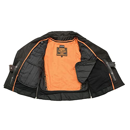 Image of Milwaukee Leather Women's Classic Premium Leather Motorcycle MC Style Riding Jacket