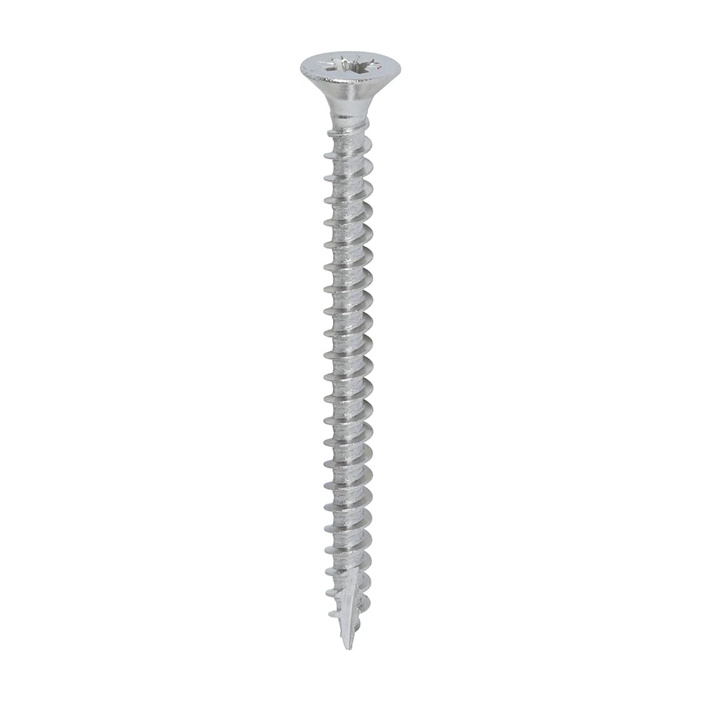 Stainless Steel A2 Wood Screws Pozi Countersunk Chipboard Screw (Pack of 20, 50, 100, 200, 500) (50, 4.5x25)