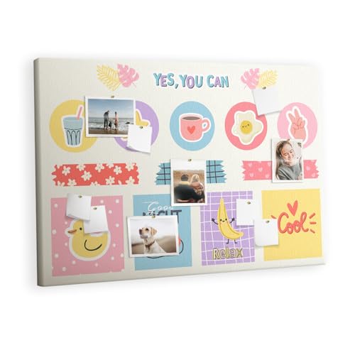 Tableau liège horizontal 120x80 cm pour bureau et école avec cadre métallique