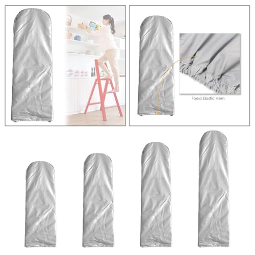 Image of Folding Ladder Cover Weatherproof Protective Case for Farmhouse Patio Indoor 50cmx6.5cmx124cm