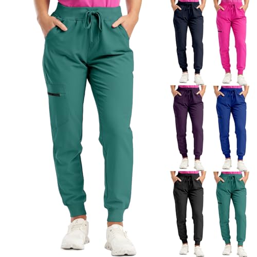 Amazon.com: BTLYUIOAPE Scrub Pants for Women -Stretch Anti