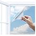 Uiter One Way Window Film- Anti UV Static Cling Window Film 100% Light Blocking for Privacy Removal Decorate Heat Control Glass Tint Home Office Windows.(17.5'' x 78.7", Silver)