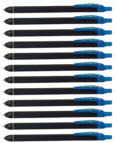 Pentel EnerGel Noir 0,7 mm Vert pour Bullet Journal Lot de 12