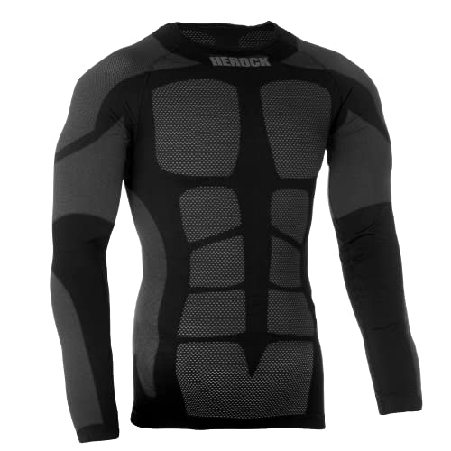 Herock Nikos 23MUN1501 T-Shirt Thermique à Manches Longues Noir Taille L/XL Cover
