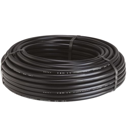 Claber Tuyau d’Alimentation 13x16 50 m, arrosage Goutte à Goutte PE Noir Flexible