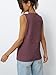 AUTOMET Womens Tank Tops Summer Sleeveless Shirts Spring 2025 V Neck Loose Fit Casual Clothes Trendy Fashion Outfits PurpleRed S