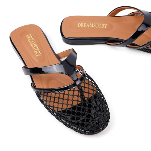 Image of DREAMSTORY Womens Beaded Flip Flops Beach Jeweled Thong Sandals