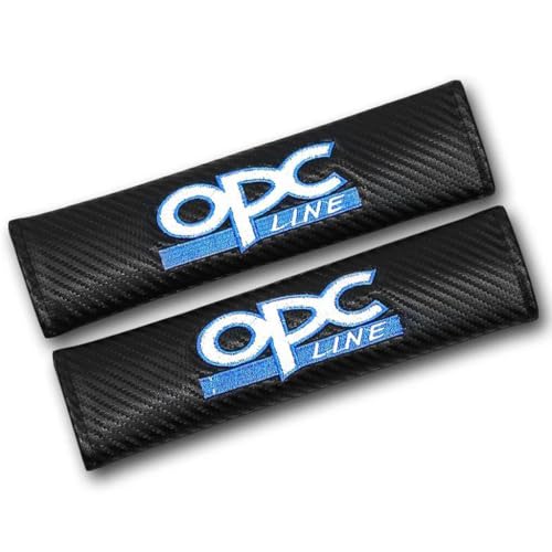 LVGURLV Cuscinetti per Cintura di Sicurezza per ​​OPC Emblem Opel Lnsignia Astra H G J K Corsa D Zafira B, Accessori Cintura di Sicurezza Auto Copri Cintura di Sicurezza Auto 2 Pezzi