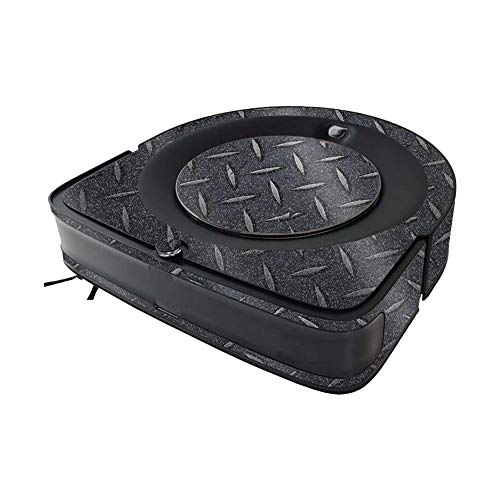 Image of MightySkins Glossy Glitter Skin Compatible with iRobot Roomba s9 Vacuum - Black Diamond Plate | High-Gloss Glitter Finish | Easy to Apply & Change Style | Made in The USA