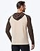Dokotoo Men Mens Long Sleeve Hoodie Lightweight Gym Shirts for Men Muscle Fit Fashion Hoodies & Sweatshirts, Khaki L