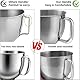 Buithafu Edelstahl- Mixerschüssel Kompatibel mit Tilt- Head Standmixer Schüssel 4. 5-5 QT mit Griff Spülmaschinenfest