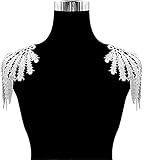 Hará que tu ropa se vea encantadora y especial, si cosiendo los apliques de encaje bordado de flores en la ropa. Puedes coser los parches en el paño y luego puedes quitarlos fácilmente.