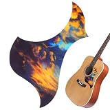 SUPVOX Guitar Pickguard Self Adhesive Pickup Pick Guard Scratch Plate Sticker for Folk Acoustic Guitar Musical Instrument