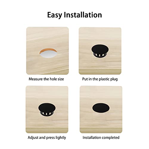 Image of Round Plastic Plug Insert End Cap for Metal Tubing, Fence, Pipe Post, Chairs and Furniture - Glide Insert