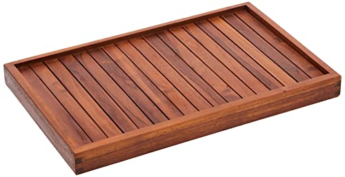 Bare Decor Coco Bed Tray Table In Solid Wood, Teak #TOP1