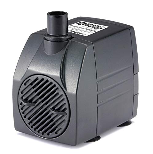 PonicsPumps by ZAHGO PP80016: 800 GPH Submersible Pump with 16' Cord - 60W… for Hydroponics, Aquaponics, Fountains, Ponds, Statuary, Aquariums, Waterfalls & more.