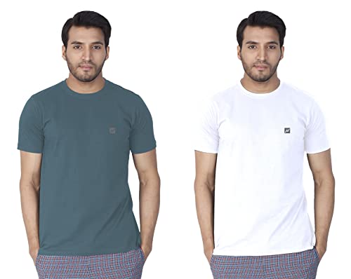 Image of Lux Nitro Pack of 2 Men's Round Neck Tshirt