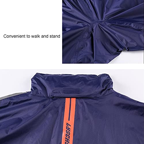 Chaqueta impermeable para ciclismo azul 3XL miniatura 6