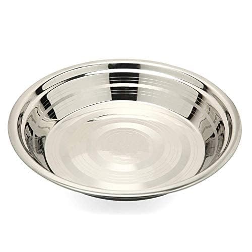 Image of Royal Stainless Steel Atta Parat- Silver