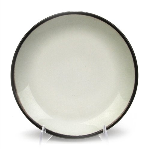 Nova Black by Sango, Stoneware Salad Plate