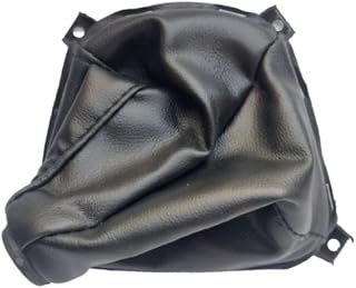 New JD Car Accessories Black Pu Leather Gear Shift Lever Cover Boot for Hyundai- i10, Antique Finish Price In India