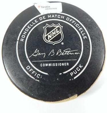 2019 Arizona Coyotes vs. Florida Panthers Game Used Puck 2-26-19 AA0037522 - NHL Unsigned Game Used Pucks