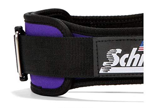 Schiek Sports Model 2004 Nylon 4 3/4" Weight Lifting Belt - Small - Purple #TOP3
