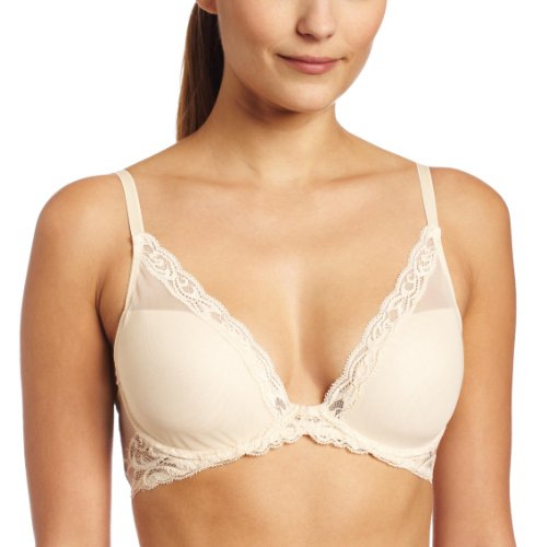 Image of Natori Women Feathers Lace Plunge T-Shirt Bra
