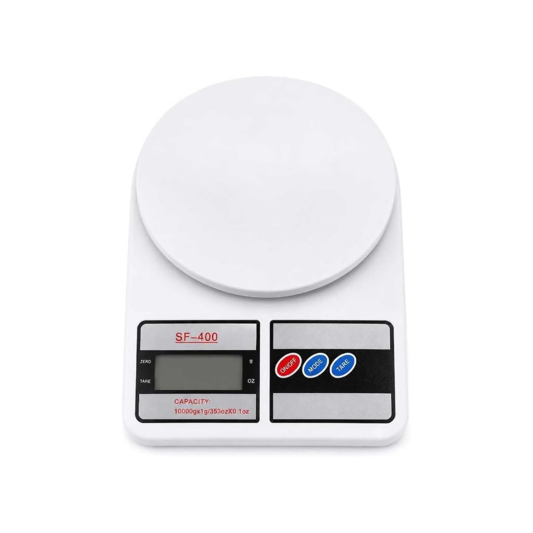 SF-400 Digital Kitchen Weighing Scale 10000g Capacity | LCD Display, Tare Function-image-8