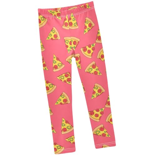 Girls' Athletic Leggings - Breathable Moisture-Wicking Stretch Pants for Gym, Dance, Yoga & Daily Wear Size 4-10T