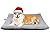Onarway Washable Dog Bed Mat, Fleece Fluffy Warm Dog Bed Blanket for Puppies, Dogs, and Cats Sleeping, Size 76×54cm Sherpa Dog Crate Mattress for Small and Medium Pets