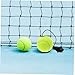 GOOHOCHY 3pcs Tennis Trainer Rebound Ball Elastic Rope for Practice and Lightweight Tennis Balls for Beginners Portable Training Equipment for Skill Development