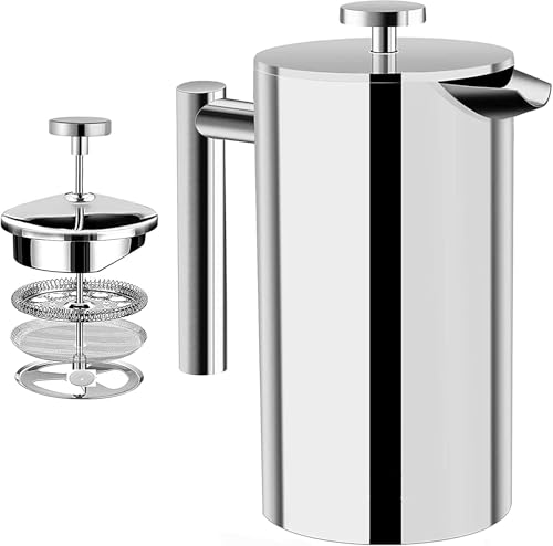 QNA French Press Camping Coffee Maker