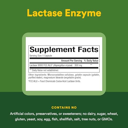 Natural Factors Lactase Enzyme Capsules