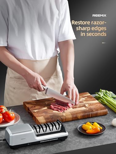 Reemix 4-Stage Electric Knife Sharpener with Repair Function — view 7