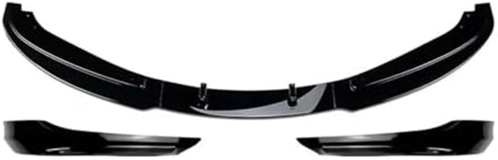Splitter Car Front Bumper Lip Body Kit Spoiler Splitter Bumper Canard Lip Splitter, do BMW, Seria 3 E90 E91 LCI Facelift 2007-2012 Lip Splitter (wygląd karbonu) Dyfuzor rozdzielacza samochodow