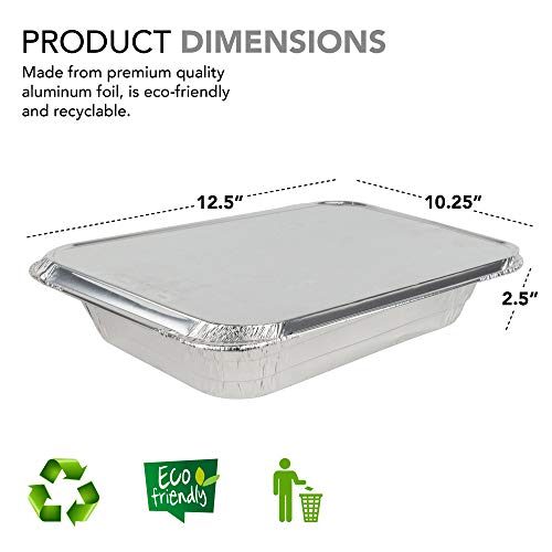 9x13 Aluminium Pans With Lids