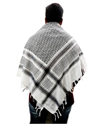 Arab Keffiyeh Shemagh All Original Made In Palestine Scarf Kufiya Arafat Cotton Hatta Scarf Bandanas Iraq Shemagh Red4