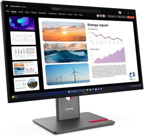 Image of Lenovo ThinkVision P24Q-40 24 inch Class WQHD LED Monitor - 16:9 - Raven Black - 23.8 inch Viewable - in-Plane Switching (IPS) Technology - WLED Backlight - 2560 x 1440-16.7 Million Colors - 300 Nit - 4 ms