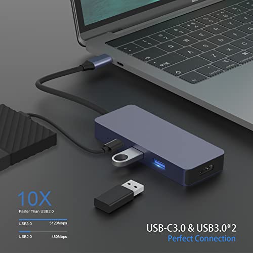 Hub USB C, adattatore USB C HOPDAY, adattatore