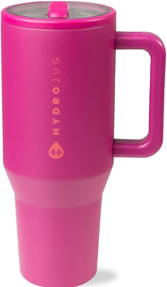 HydroJug Traveler 40 oz Water Bottle with Handle & Flip