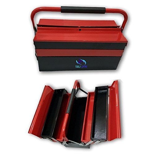 Tools Centre Solid Quality Metal Tool Box With 5Compartment (Red-Black) (B07BBNCZP6) Amazon Price History, Amazon Price Tracker