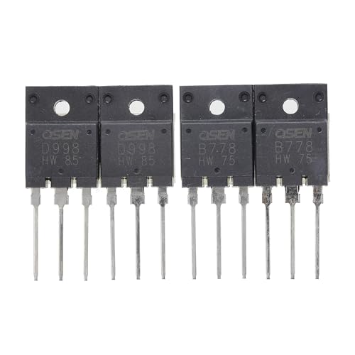 2�g B778 (2SB778 KTB778) + D998 (2SD998 KTD998) NPN PNP �V���R���p���[�g�����W�X�^ TO-3PF 120V 10A 100W hFE:80-160