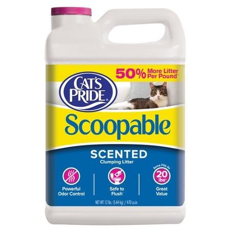 OIL DRI Scoopable Flushable Cat Litter, 6.4kg.