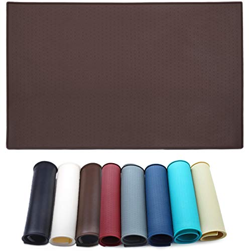 AMZNOVA Tapis de nourriture pour animaux domestiques Chocolat Taille L Cover