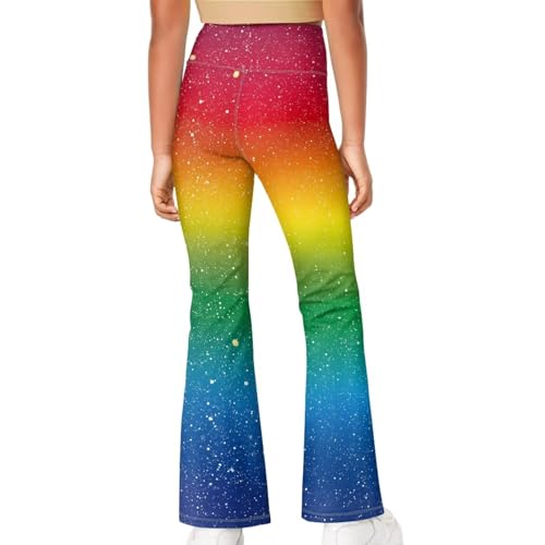 Girls Flare Leggings Bootcut Yoga Pants for Kids High Waisted Bell Bottoms for Dance Workout4