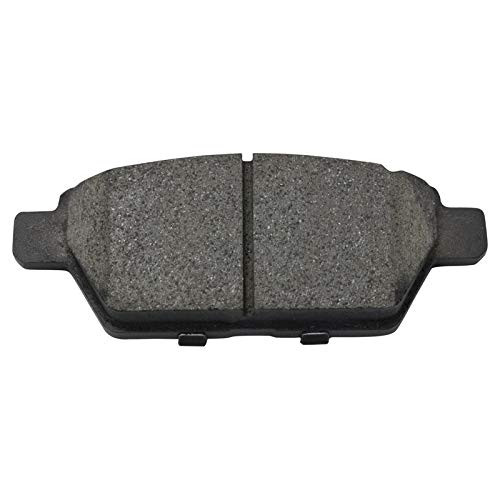 Image of TRQ Rear Brake Pad and Rotor Set Ceramic Rotors Calipers Compatible with 2009-2013 Mazda 6