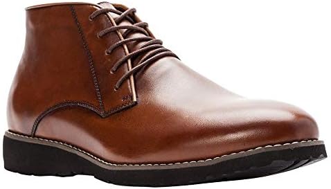 Propét Men's Grady Ankle Boot - Comfortable Leather Lace-Up Boots With OrthoLite® Insole