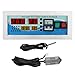 Digital Temperature Humidity Controller for Egg Incubators, Intelligent Egg Hatcher Thermostat with Large LCD Screen, Precise Control, Durable Material