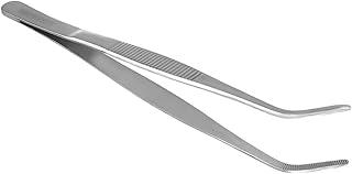 Pinzas de acero inoxidable, 7.874 in, 304, pi...